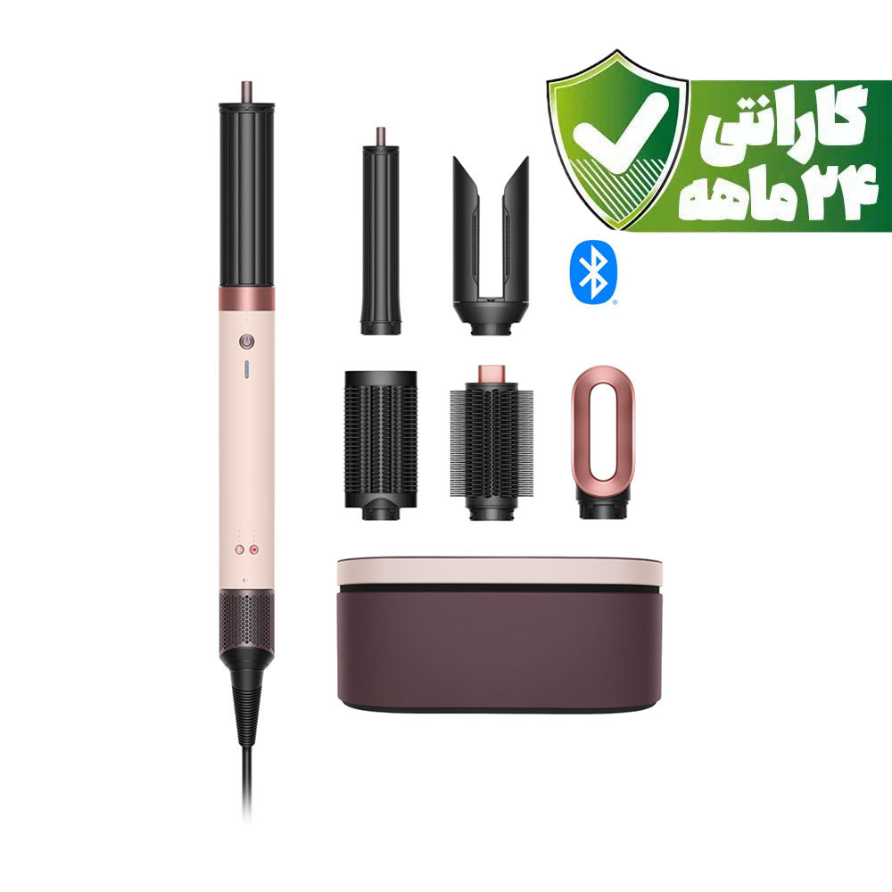 حالت دهنده مو دایسون Dyson Airwrap HS09 Co-anda2x™ multi-styler and dryer Straight+Wavy (Ceramic Pink/Rose Gold) - (رزگلد - صورتی) با گارانتی 24 ماه