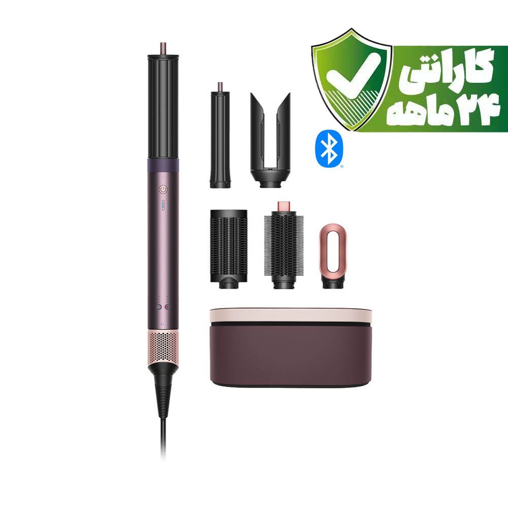 حالت دهنده مو دایسون Dyson Airwrap HS09 Co-anda2x™ multi-styler and dryer Straight+Wavy (Jasper Plum) - (بنفش - صورتی) با گارانتی 24 ماه