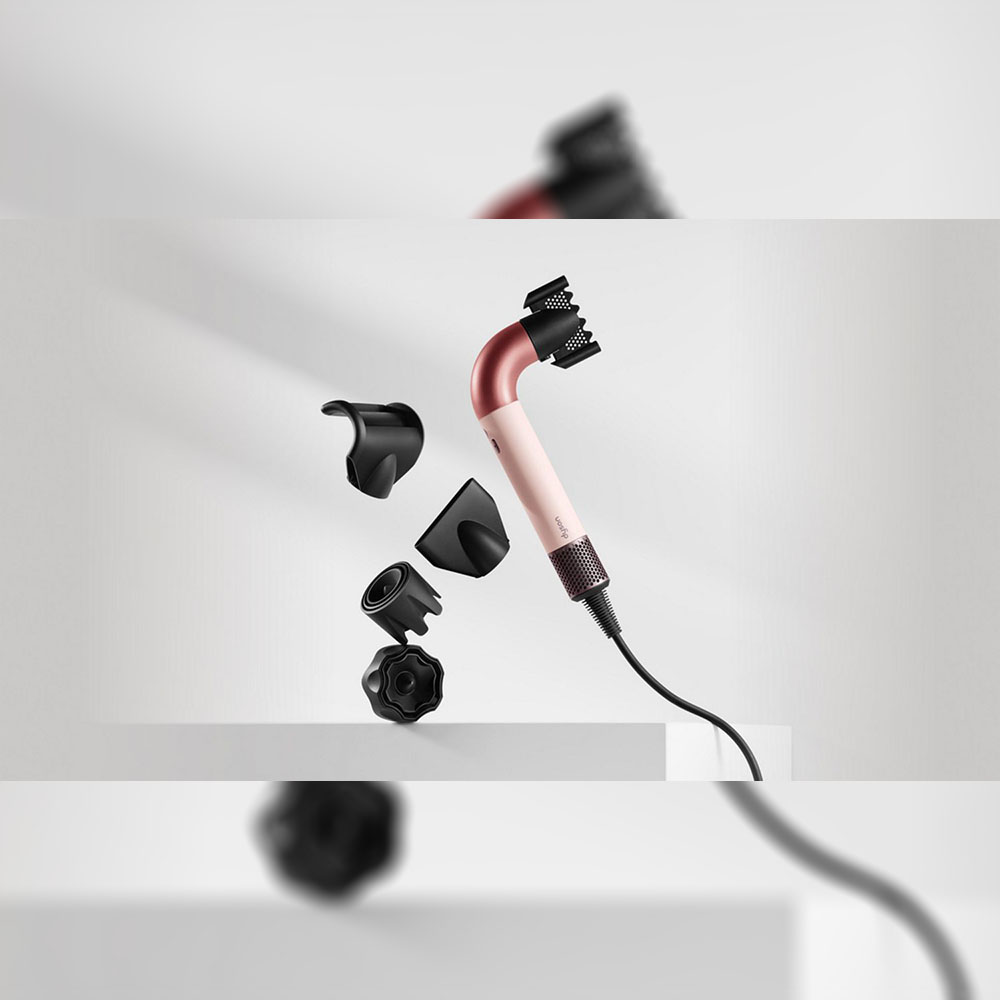 سشوار هوشمند دایسون مدل Dyson Supersonic Hair Dryer HD17 in Kanzan Pink (صورتی) با گارانتی ۲۴ ماه