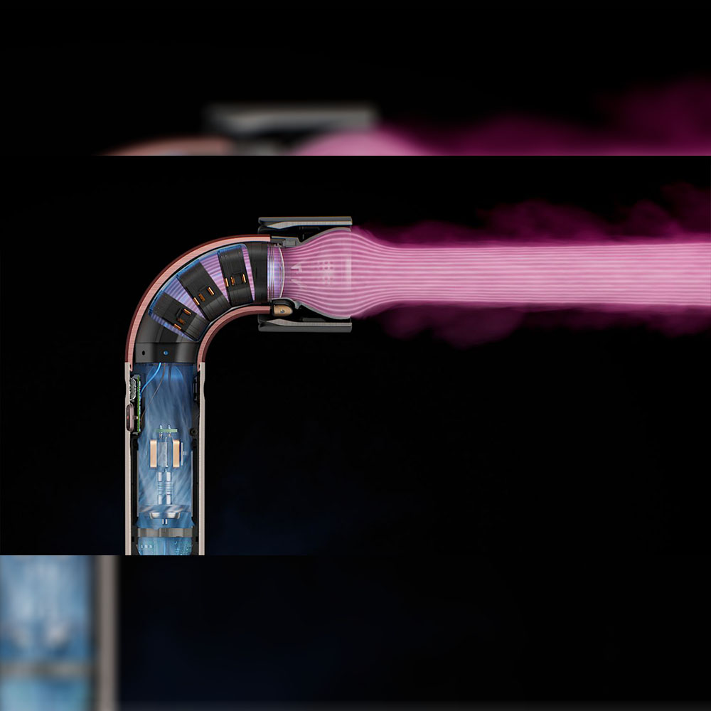 سشوار هوشمند دایسون مدل Dyson Supersonic Hair Dryer HD17 in Kanzan Pink (صورتی) با گارانتی ۲۴ ماه