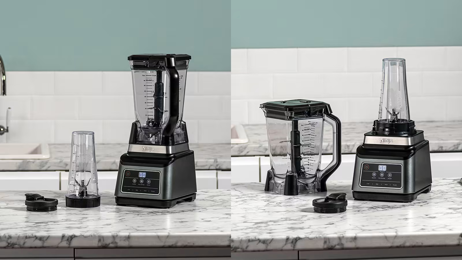مخلوط کن برند نینجا مدل Ninja 2-in-1 Blender Kitchen System BN750 - مشکی