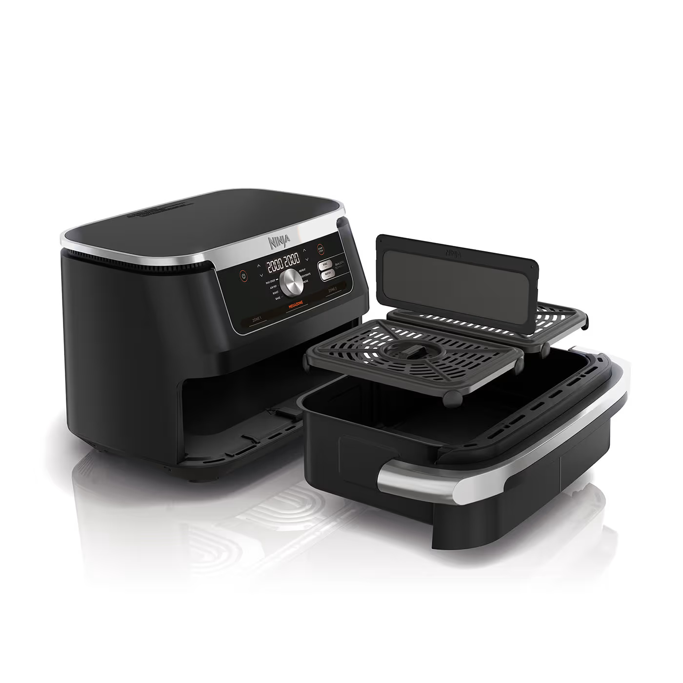 سبد هواپز و سرخ کن برند نینجا مدل Ninja Foodi FlexDrawer MegaZone Air Fryer AF500 - مشکی
