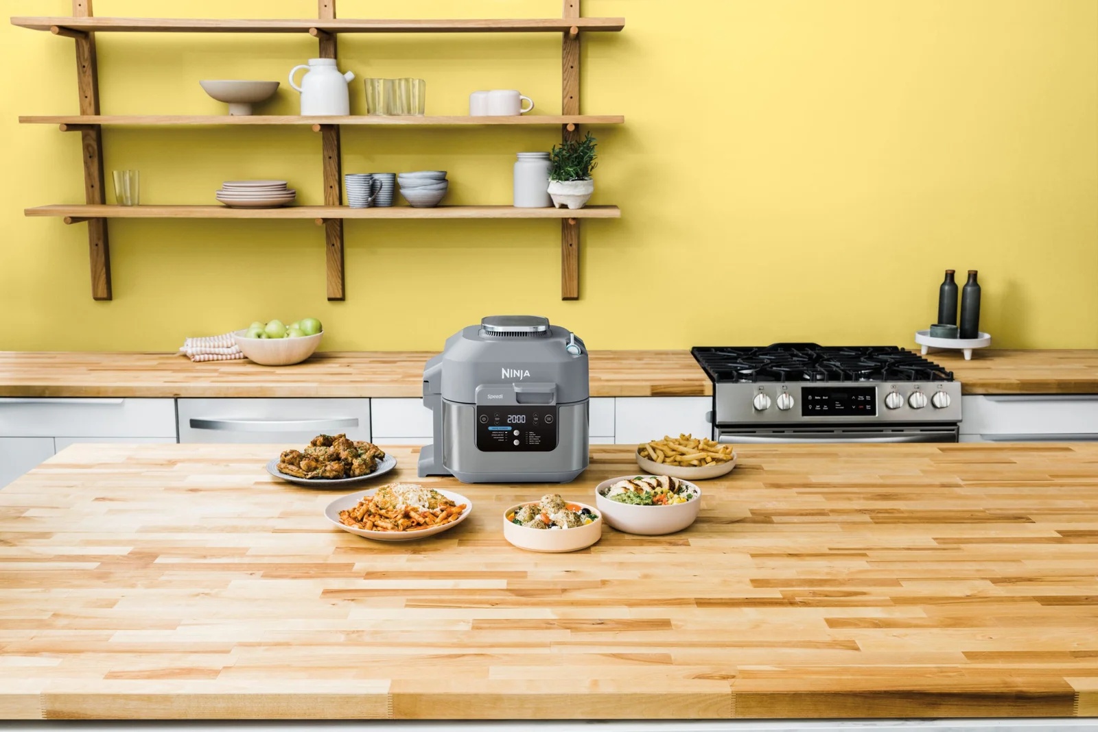 هواپز و سرخ کن برند نینجا مدل Ninja Speedi 10-in-1 Rapid Cooker & Air Fryer ON400 - خاکستری