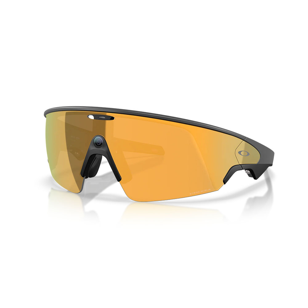 عینک هوشمند اوکلی متا مدل OW8001 Oakley | Meta Vanguard Black/Gold رنگ طلایی مشکی | سایز XL