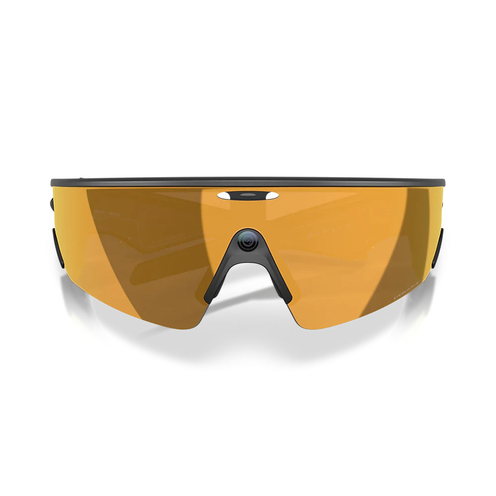 عینک هوشمند اوکلی متا مدل OW8001 Oakley | Meta Vanguard Black/Gold رنگ طلایی مشکی | سایز XL