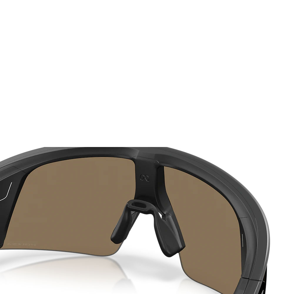 عینک هوشمند اوکلی متا مدل OW8001 Oakley | Meta Vanguard Black/Gold رنگ طلایی مشکی | سایز XL