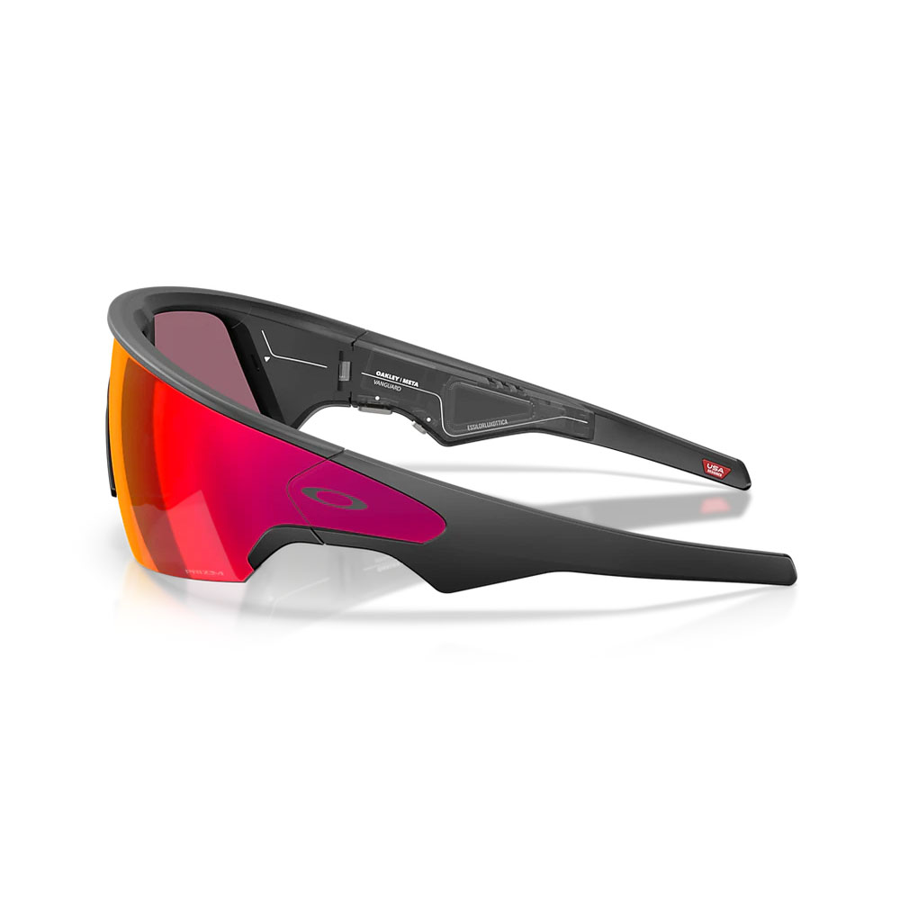 عینک هوشمند اوکلی متا مدل OW8001 Oakley | Meta Vanguard Black/Violet رنگ بنفش مشکی | سایز XL