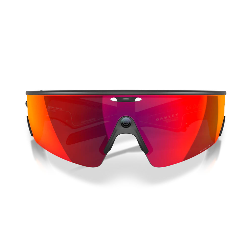 عینک هوشمند اوکلی متا مدل OW8001 Oakley | Meta Vanguard Black/Violet رنگ بنفش مشکی | سایز XL