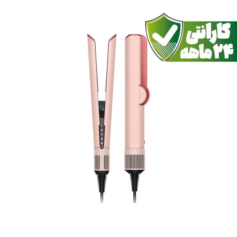سشوار و صافکننده مو دایسون مدل Sakura cherry | Dyson Airstrait HT01 ( ساکورا | گیلاسی) با گارانتی ۲۴ ماهه شرکتی