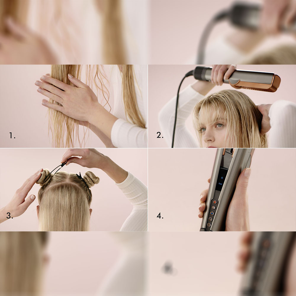 سشوار و صافکننده مو دایسون مدل Sakura cherry | Dyson Airstrait HT01 ( ساکورا | گیلاسی) با گارانتی ۲۴ ماهه شرکتی