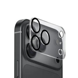 محافظ لنز دوربین یونیک مدل UNIQ Optix ClearShild FrameGuard مناسب آیفون 17 پرومکس - شفاف