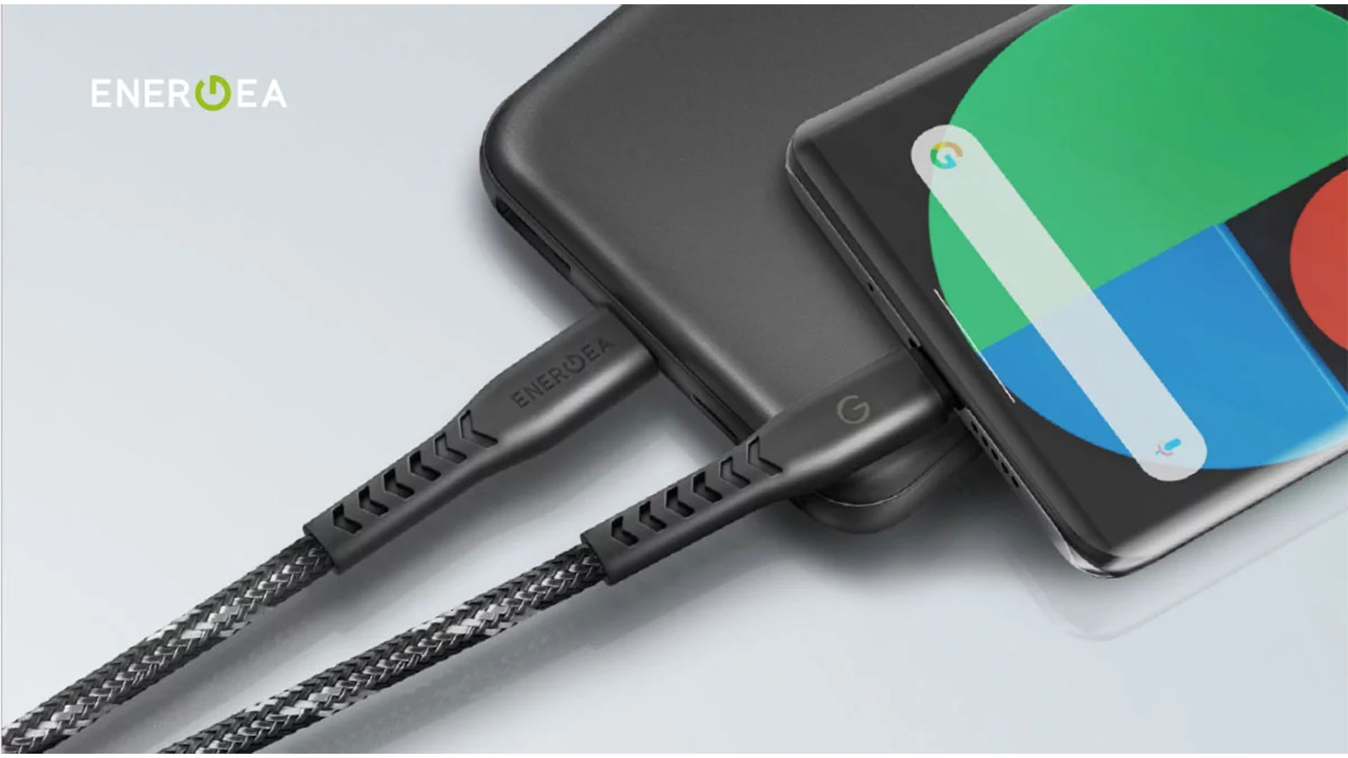 شارژ مغکوس با کابل فست شارژ کنفی انرژیا 1.5 متری 240 وات USB-C به USB-C مدل Energea FLOW