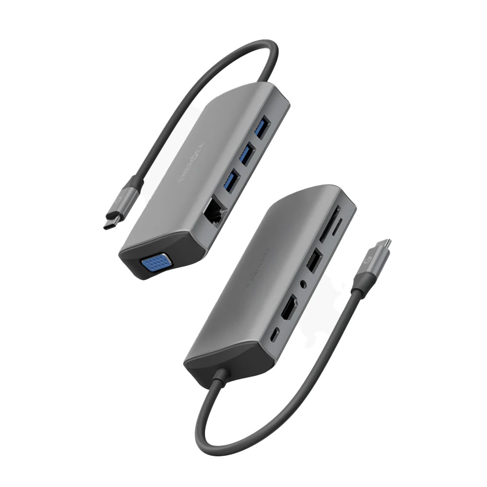 هاب 11 در 1 انرژیا 100 وات مدل Energea AluHub Max Aluminum USB-C