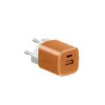 شارژر دیواری 35 وات برند انرژیا مدل Energea AmpCharge GaN35 - رنگ نارانجی