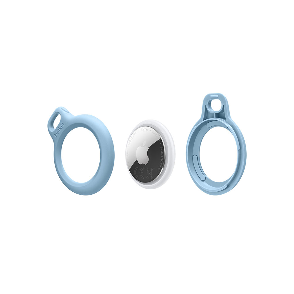 پک 4 تایی هولدر با طناب حلقه ای ایرتگ برند بلکین مدل Belkin Secure Holder with Loop for AirTag (4-pack)