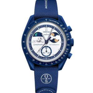 ساعت امگا سواچ مدل MoonSwatch MISSION TO EARTHPHASE - MOONSHINE GOLD Omega X Swatch SO33N701L