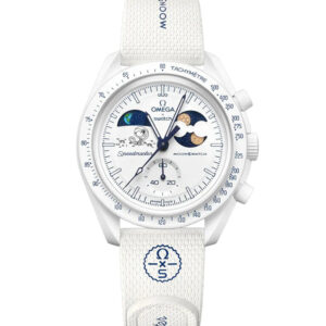 ساعت امگا سواچ مدل MoonSwatch MISSION TO EARTHPHASE - MOONSHINE GOLD Omega X Swatch SO33W701L