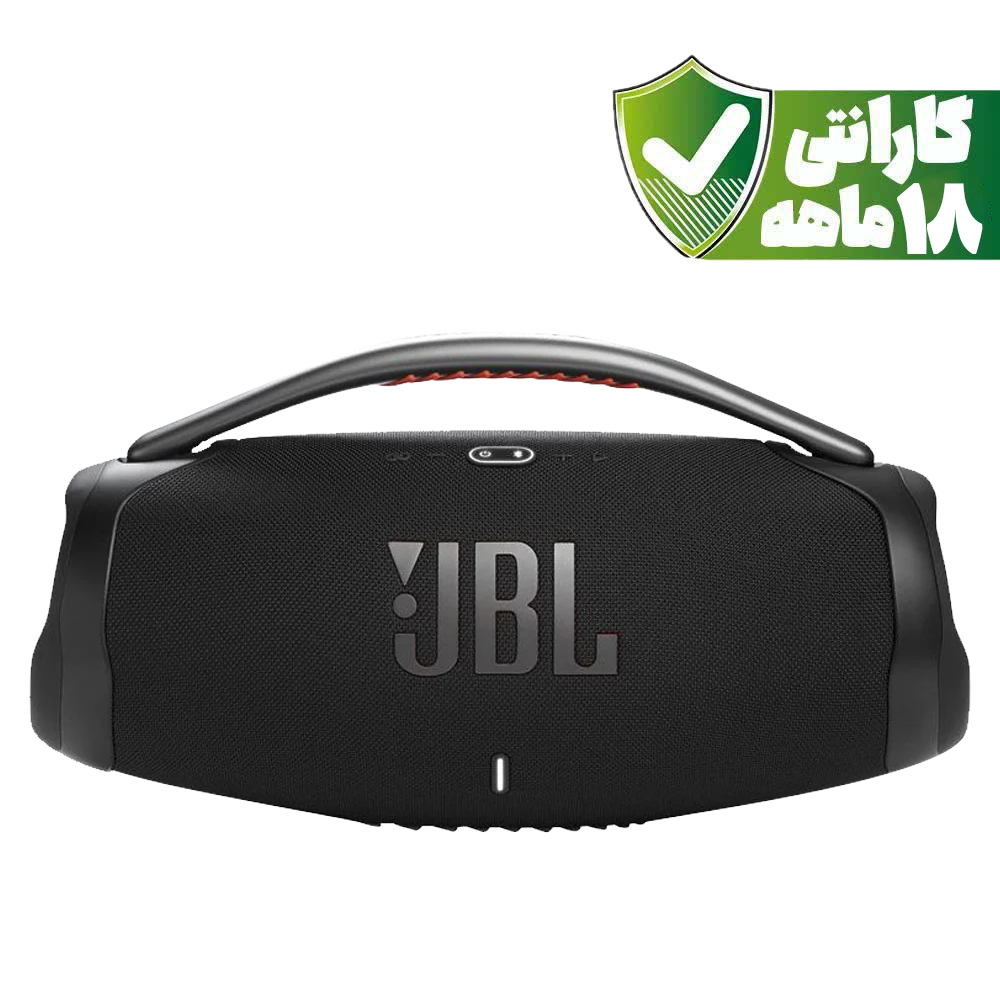 اسپیکر بلوتوثی قابل حمل جی بی ال مدل JBL boombox 3 | رنگ مشکی