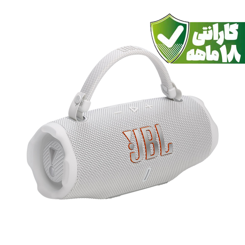 اسپیکر بلوتوثی جی بی ال مدل JBL charge 6 | رنگ سفید