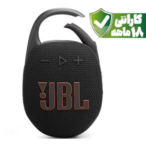 اسپیکر بلوتوثی قابل حمل جی بی ال مدل JBL Clip 5 | رنگ مشکی