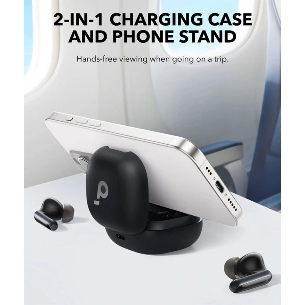 هندزفری بلوتوثی انکر مدل Anker Soundcore P40i ANC Wireless Headset A3955 رنگ مشکی