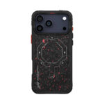 قاب SKINARMA مدل VEKTOR مناسب برای iPhone 17 Pro Max رنگ مشکی-قرمز