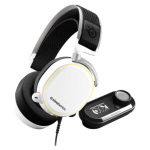 هدست دست دوم استیل سریز مدل SteelSeries Arctis Pro به همراه داک صدا مخصوص PS4 و PC - سفید