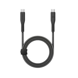 کابل فست شارژ کنفی انرژیا 1.5 متری 240 وات  USB-C به USB-C مدل Energea FLOW رنگ مشکی