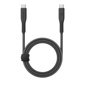 کابل شارژ USB-C به USB-C انرژیا مدل Energea Flow طول 1.5 متر رنگ مشکی
