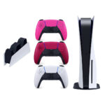 کنسول بازی پلی استیشن 5 دست دوم 3 دسته به همراه پایه شارژ اورجینال 1116 | PlayStation 5 standard 1116