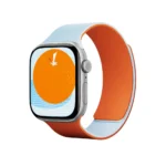 بند دورو اپل واچ برند مافت مدل MOFT Snap Duo Watch Band سایز ۳۸/۴۰/۴۱/۴۲ میلی متر رنگ آبی/نارنجی