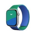 بند دورو اپل واچ برند مافت مدل MOFT Snap Duo Watch Band سایز ۳۸/۴۰/۴۱/۴۲ میلی متر رنگ سبز/آبی