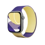 بند دورو اپل واچ برند مافت مدل MOFT Snap Duo Watch Band سایز ۳۸/۴۰/۴۱/۴۲ میلی متر رنگ زرد/بنفش
