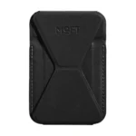 جاکارتی و استند مگ سیف مافت مدل Moft Snap-on Phone Stand Wallet MOVAS رنگ مشکی