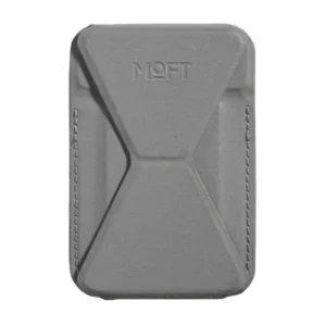 جاکارتی و استند مگ سیف مافت مدل Moft Snap-on Phone Stand Wallet MOVAS رنگ طوسی