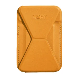جاکارتی و استند مگ سیف مافت مدل Moft Snap-on Phone Stand Wallet MOVAS رنگ نارنجی روشن