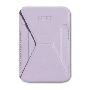 جاکارتی و استند مگ سیف مافت مدل Moft Snap-on Phone Stand Wallet MOVAS رنگ یاسی