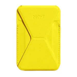 جاکارتی و استند مگ سیف مافت مدل Moft Snap-on Phone Stand Wallet MOVAS رنگ زرد