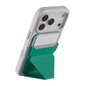 جاکارتی و استند مگ سیف مافت مدل Moft Snap-on Phone Stand Wallet MOVAS رنگ سبز