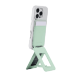 جاکارتی و استند مگ سیف مافت مدل Moft Snap Phone Tripod Stand Wallet MOVAS رنگ نعناع فلفلی