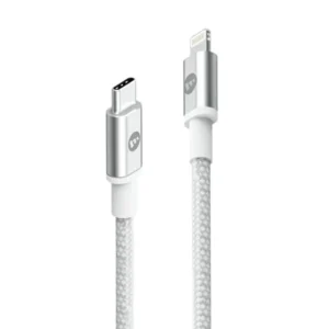 کابل 1.8متری شارژ تایپ سی به لایتنینگ موفی MOPHIE USB-C TO Lightning | رنگ سفید