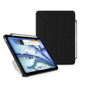 کاور آیپد پیپو مدل Pipetto Origami No3 Pencil Case مناسب M2 و M3 و iPad Air 11 M4 رنگ مشکی