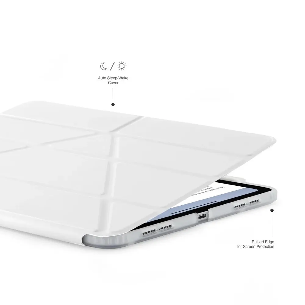 کاور آیپد پیپتو مدل Pipetto Origami No3 Pencil Case مناسب M5 و iPad Pro 11 M4 رنگ سفید
