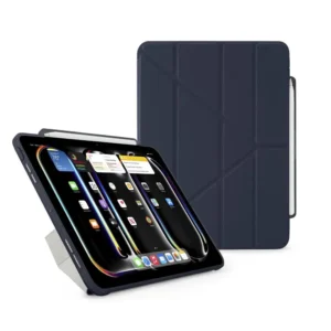 کاور آیپد پیپو مدل Pipetto Origami No3 Pencil Case مناسب M5 و iPad Pro 11 M4 رنگ آبی تیره
