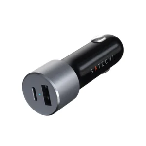 شارژر فندکی ۷۲ وات دو پورت ساتچی مدل Satechi 72W Dual Port Car Charger