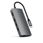 هاب ۸ پورت ساتچی مدل Satechi 8in1 USB-C Multiport 4K رنگ خاکستری