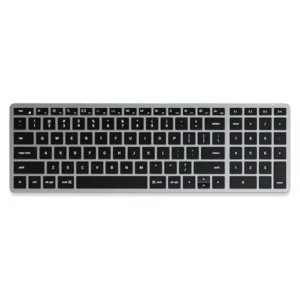 کیبورد بی‌سیم ساتچی مدل Satechi Slim X2 Bluetooth Keyboard رنگ نوک مدادی