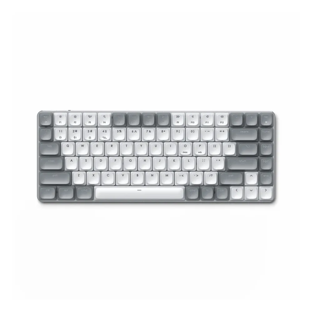 کیبورد بیسیم مکانیکی ساتچی مدل Satechi SM1 Slim Mechanical Bluetooth Keyboard رنگ سفید