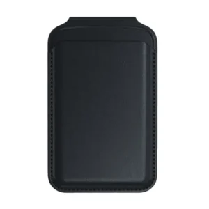 جاکارتی و استند مگ سیف ساتچی مدل Satechi Vegan-Leather Magnetic Wallet Stand رنگ مشکی