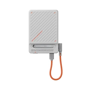 پاوربانک ۱۰۰۰۰ میلی آمپر مگ سیف اسکین آرما مدل Skinarma ARC 10000mAh Magnetic Powerbank رنگ خاکستری روشن